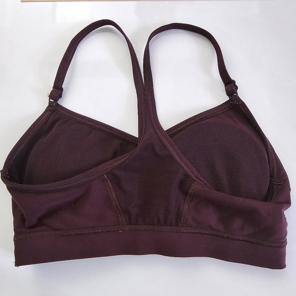 Aerie Women's XS Burgandy Comfy Sports Bra | In good condition, used - Picture 2 of 3